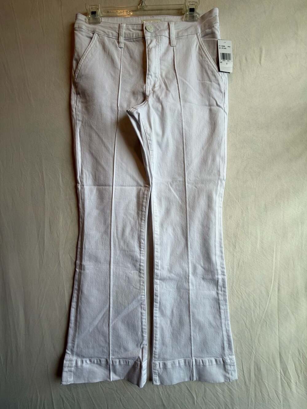 KUT from the Kloth White Flare Leg Jeans